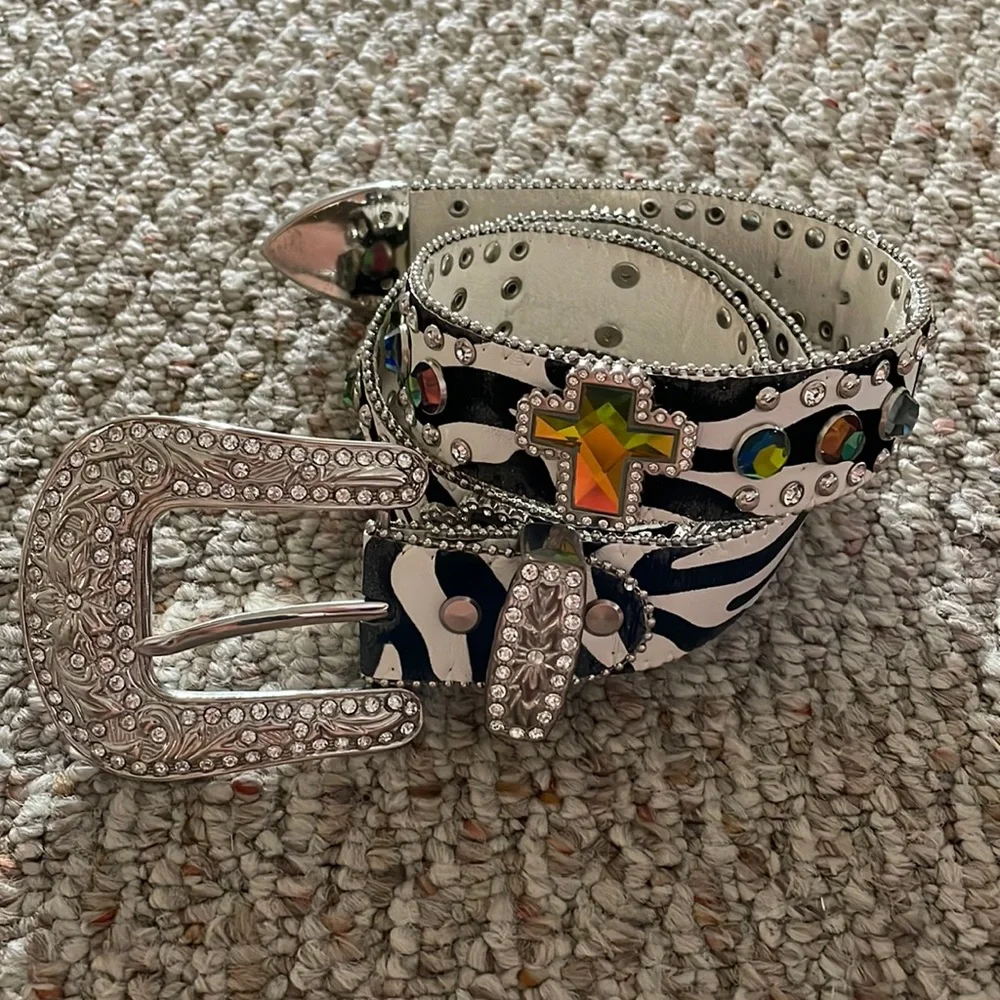 Western Rhinestone Belt - Picture 1 of 6